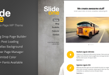 Diapositive Une – Thème WP Parallax à une page, Ajax Diapositive Une Theme WP Parallax a une page Ajax