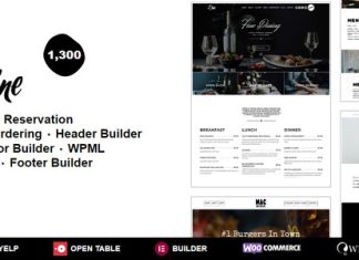 Dine – Thème WordPress pour Restaurant, Café et Boulangerie Dine Theme WordPress pour Restaurant Cafe et Boulangerie