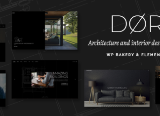 Dor Theme de larchitecture moderne et du design interieur