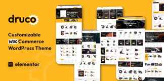 Druco Theme WordPress Elementor WooCommerce