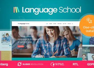 Ecole de langue Cours et systeme de gestion de