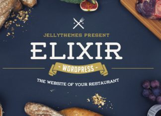 Elixir Theme de restaurant WordPress