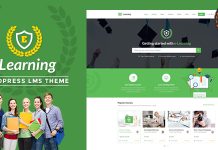 Epsilon theme eLearning LMS WordPress