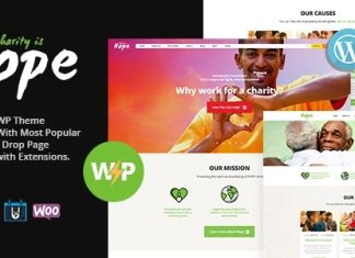 Espoir | Thème WordPress à but non lucratif, caritatif et pour les dons + RTL Espoir Theme WordPress a but non lucratif caritatif et