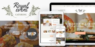 Evenement royal Un theme WordPress pour une entreprise de