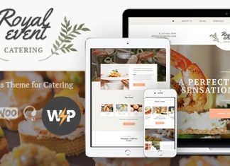 Événement royal | Un thème WordPress pour une entreprise de planification de mariages et de restauration + Elementor Evenement royal Un theme WordPress pour une entreprise de