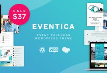 Eventica Theme WordPress de calendrier devenements et de commerce