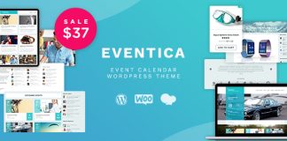 Eventica Theme WordPress de calendrier devenements et de commerce
