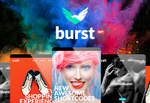 Explosion theme WordPress de lagence de design creatif