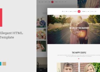 FOREVER Modele de site web de mariage HTML reactif