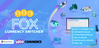 FOX Extension professionnelle de commutation de devise WooCommerce
