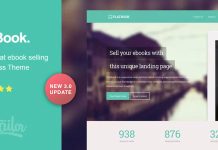 FlatBook Theme WordPress pour la vente debooks
