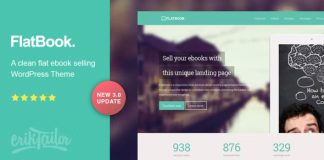 FlatBook Theme WordPress pour la vente debooks