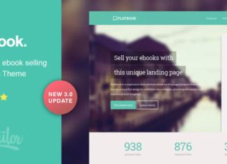 FlatBook Theme WordPress pour la vente debooks