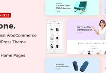 Flone Theme WordPress WooCommerce Minimal