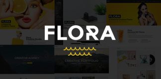 Flora Theme WordPress Creatif et Reactif