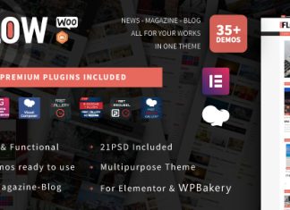 Flow News Theme WordPress de magazine et blog