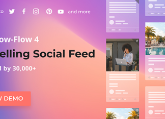 Flux Social pour WordPress Ajouter le flux Facebook Instagram