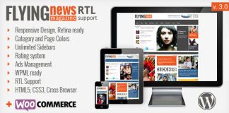 FlyingNews Theme de Magazine Responsive