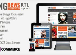 FlyingNews Theme de Magazine Responsive
