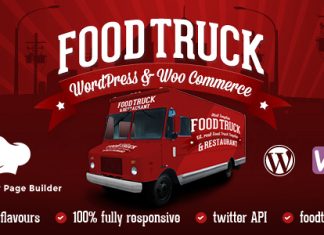 Food Truck Restaurant 20 Styles Theme WordPress