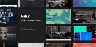 Fortun Theme WordPress Multi Concept