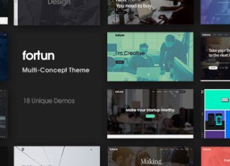 Fortun Theme WordPress Multi Concept