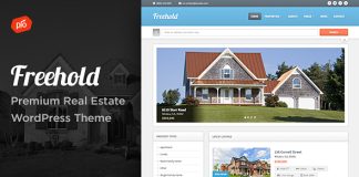 Freehold Theme immobilier reactif