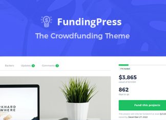 Fundingpress Le theme WordPress de financement participatif