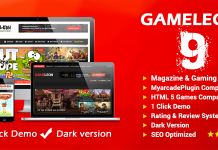 Gameleon Theme de jeu et magazine pour WordPress