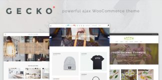 Gecko Theme puissant WooCommerce Ajax
