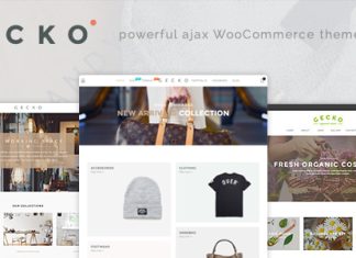Gecko Theme puissant WooCommerce Ajax