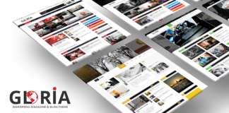 Gloria Theme pour Magazine et Journal