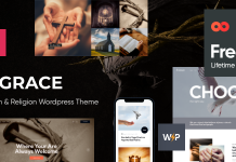 Grace – Thème WordPress pour l’église, la religion et la charité Grace Theme WordPress pour leglise la religion et la