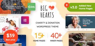 GrandCoeurs Theme WordPress pour la charite et les dons