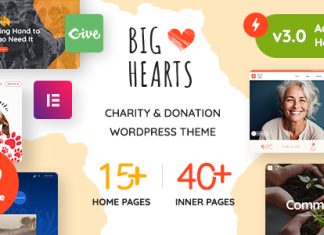 GrandCoeurs Theme WordPress pour la charite et les dons