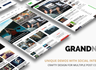 Grandes nouvelles Magazine Journal WordPress