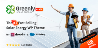 Greenly Theme WordPress sur lecologie et lenergie solaire