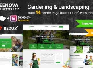Greenova Theme WordPress de jardinage et damenagement paysager
