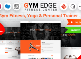 Gym Edge Theme WordPress de remise en forme