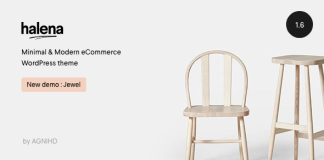 Halena Theme WordPress eCommerce Minimaliste et Moderne