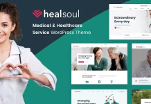 Healsoul Theme WordPress pour les soins medicaux et les
