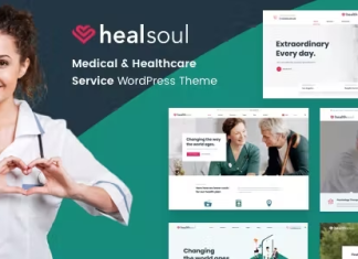 Healsoul Theme WordPress pour les soins medicaux et les