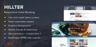 Hillter Reservation dhotel reactive pour WordPress
