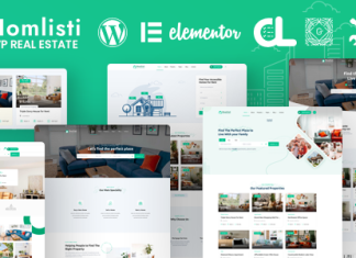 Homlisti Theme WordPress Immobilier RTL