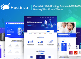 Hostinza – Thème WordPress Whmcs pour l’hébergement web Hostinza Theme WordPress Whmcs pour lhebergement web
