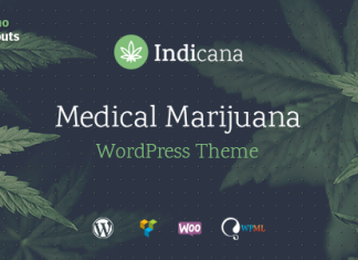 Indicana Theme WordPress de dispensaire de marijuana medicale