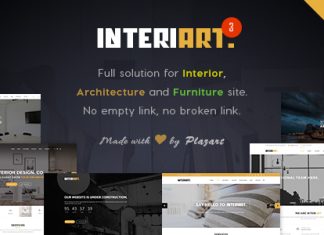 InteriArt Theme WordPress de meubles et dinterieur