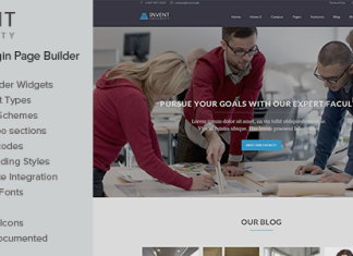 Invent Theme WordPress pour cours deducation universitaire
