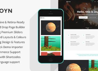JOYN Theme polyvalent creatif multi usage